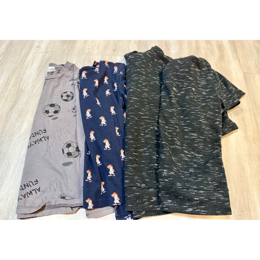 Zara Art‎ Class Boys Shirt Bundle Size 5 6 7 Grey Navy Black Good Soccer Hoodie